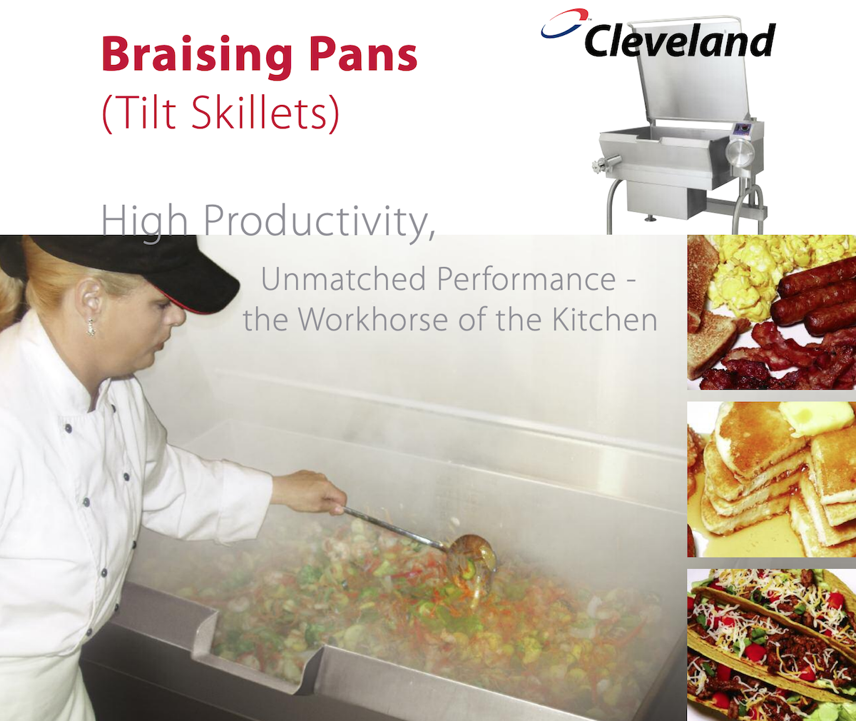 Superior Control in Tilt Skillets from Cleveland